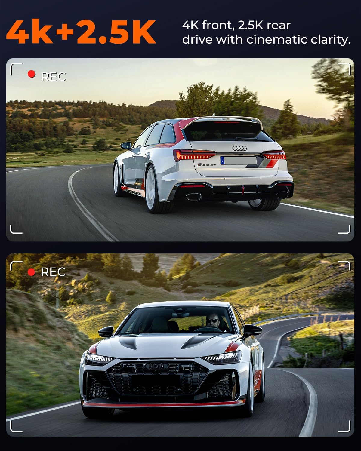 ACUMEN 4K Rear View Mirror Camera,Smart 12