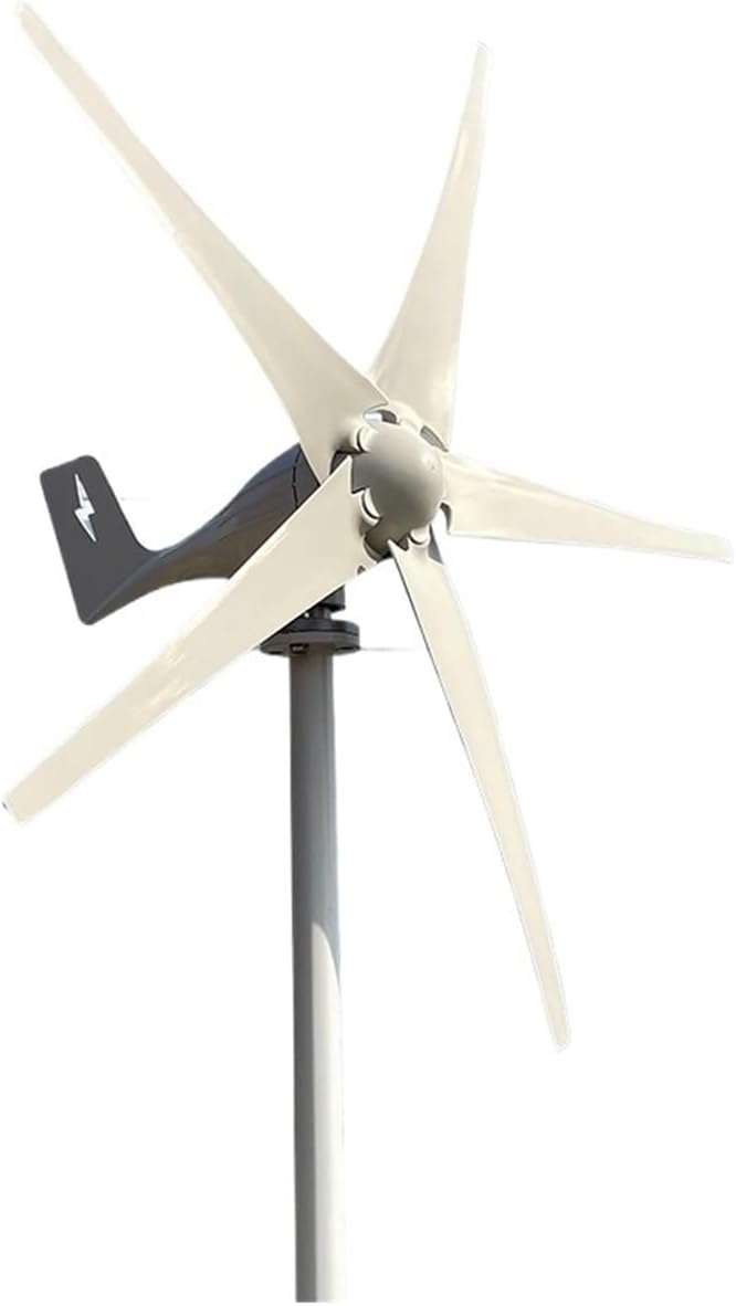 Wind Turbines, Small Wind Turbine Free Energy 3000w 48v 24v 12v 5 Blades Windmills RV Yacht Farm for Home Use(12V)