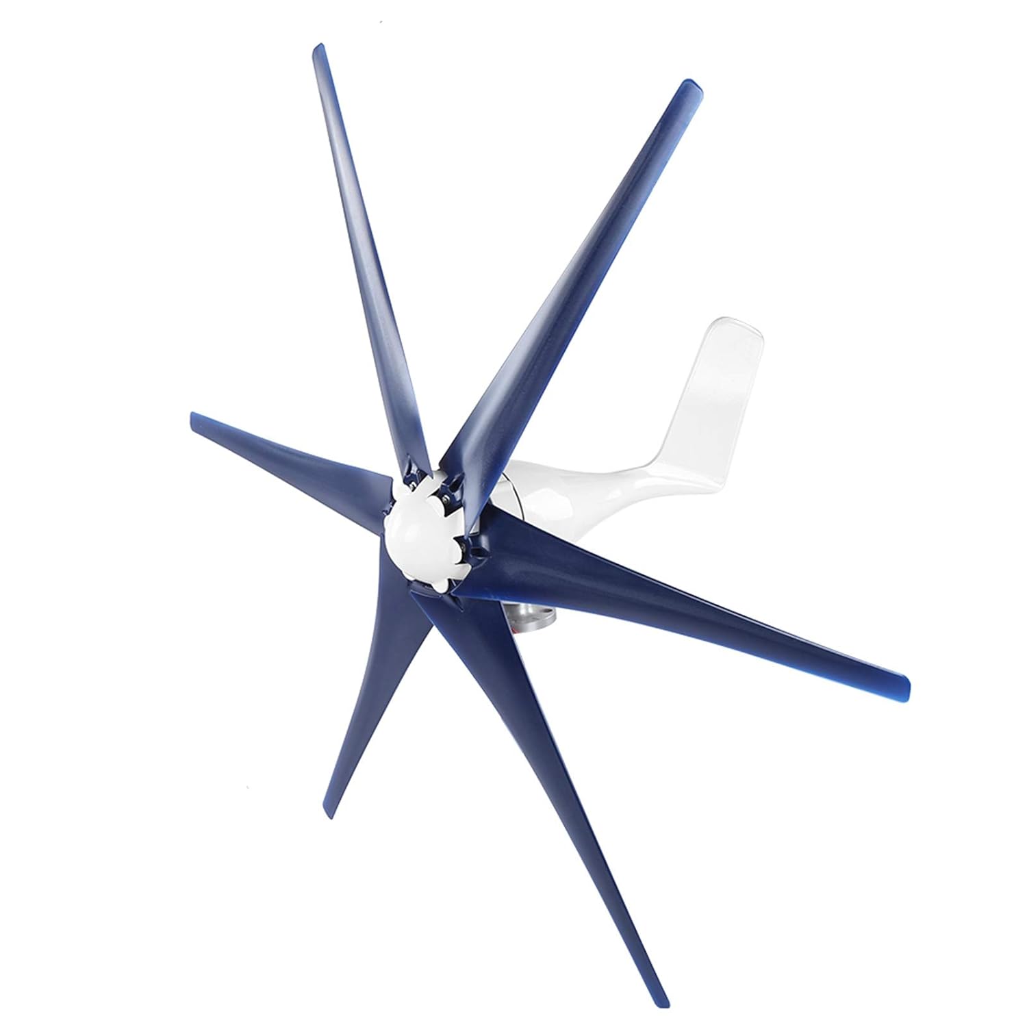 800W Small Windmill Turbines Generator, High Efficiency, 6 Blades, Easy Installation for Boats, Terraces, Cabins (48V)