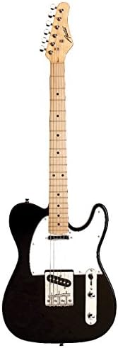 Austin Guitars Electric 6 String Acoustic Bass Guitar, Right (ATC200BK)