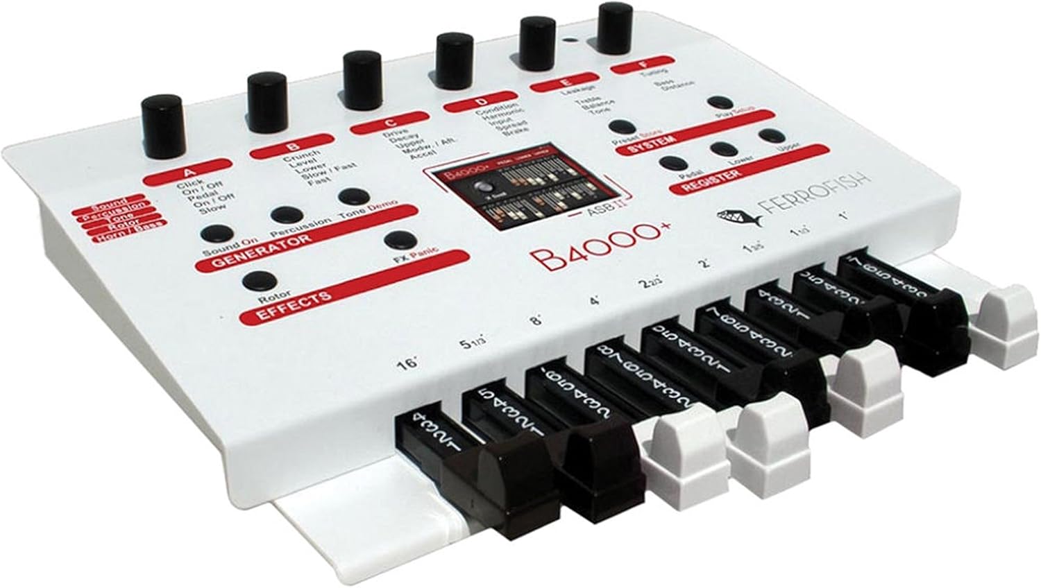 Ferrofish B4000+ Hammond B3 organ