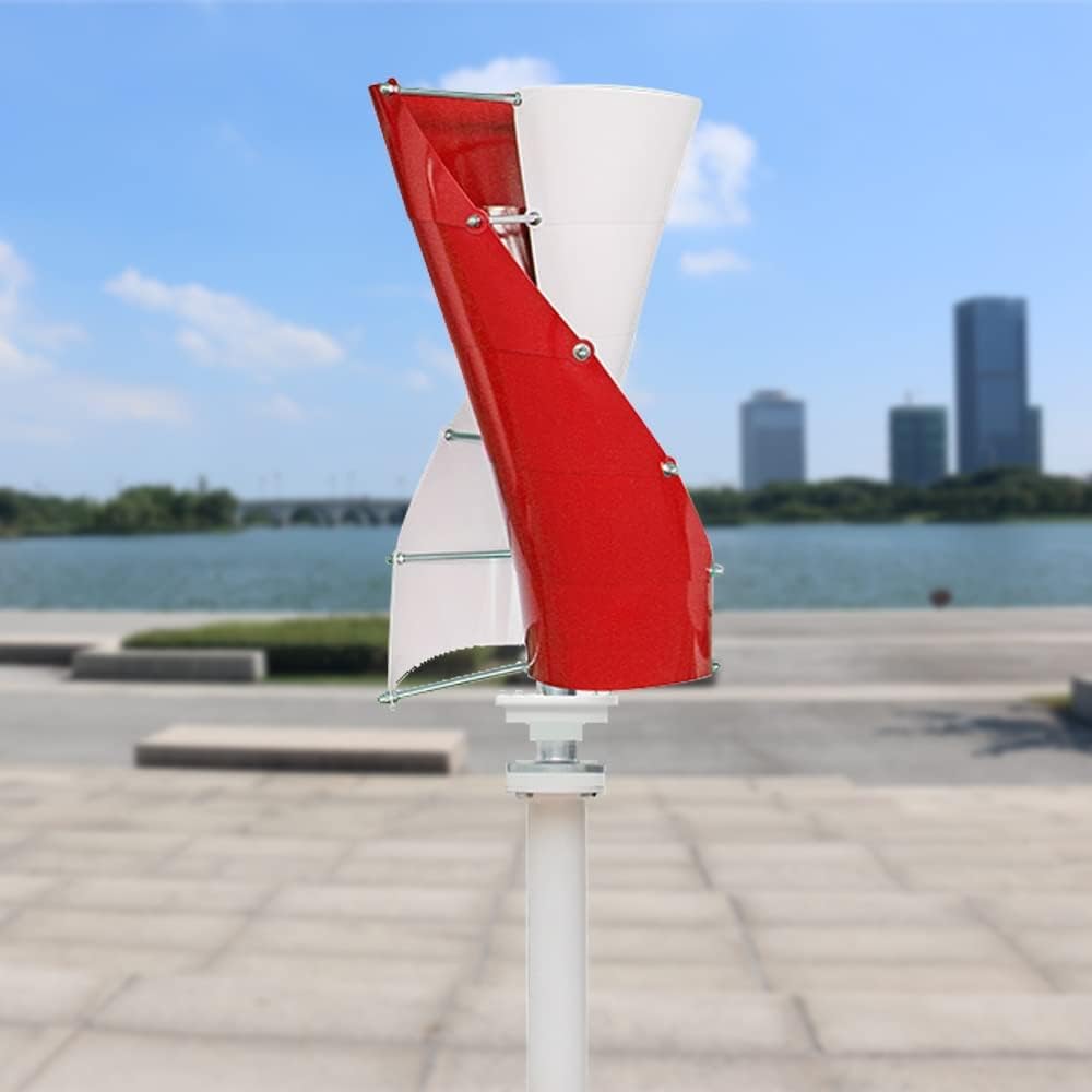 Wind Power Turbine Generator 3000W Wind Vertical Turbine Generator Alternative Free Energy Windmill 24V 48V MPPT Controller Wind System (Color : Orange White, Size : MPPT Controller_48V)