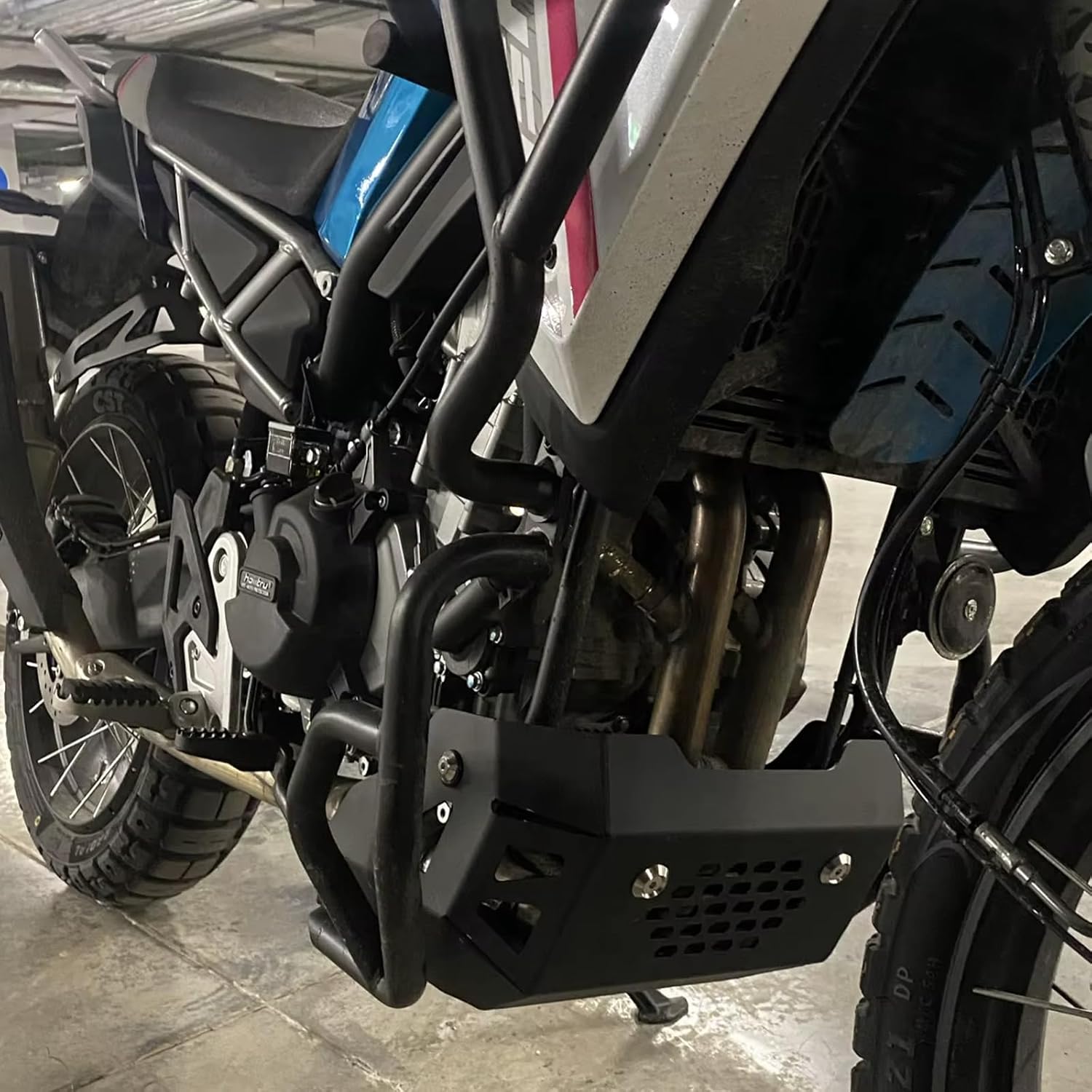 CHIFUN Motorcycle Engine Skid Plate Accessories Replacement for CFMOTO CF 450MT CF450MT MT450 MT 450 2024 2025 2026 Motorcycle Lower Engine Guard Chassis Belly Pan(Black)