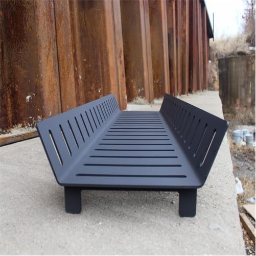 Steel Fire Pit Grate - Wood Burning - Elevated Fire Grate - Modern Outdoor Firepit - Handmade in The USA - 24