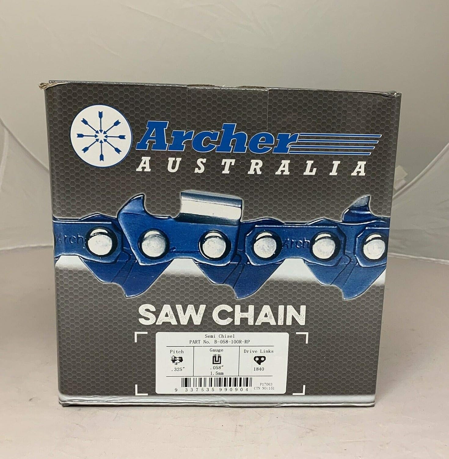 100ft Archer Roll .325 Pitch .058 Ripping Chain saw Chain 21RD100U K2EP-RP-100U