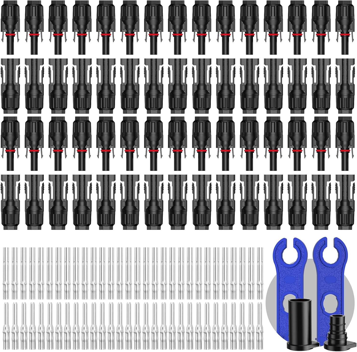2 to 16 Y Branch Parallel Adapter for PV Cable and 30 Pairs Solar Connector