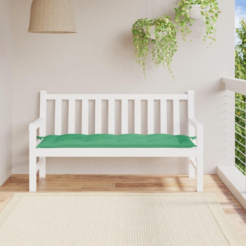 Garden Bench Cushion Green 59.1