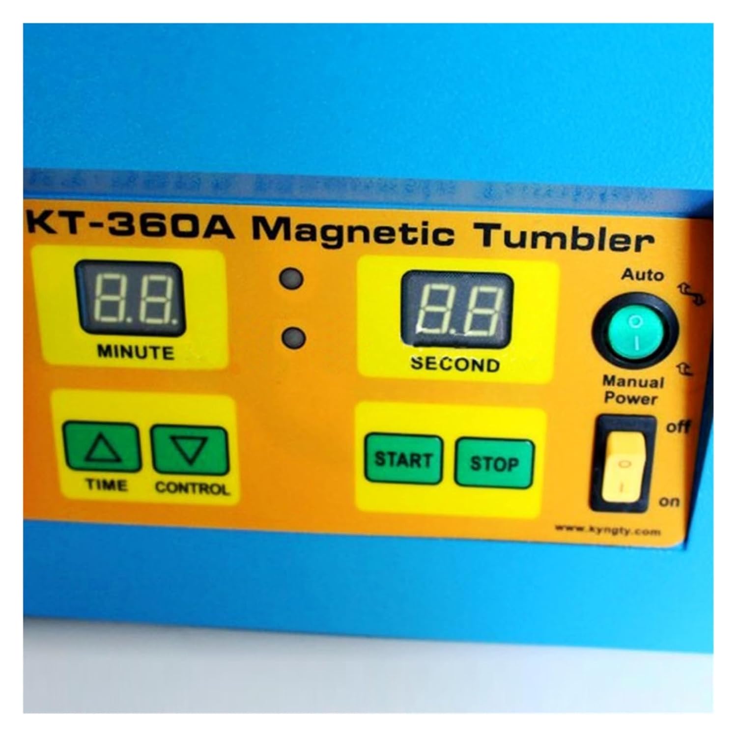 KT-360A Drum Polishing Machine, Jewelry Vibratory Tumbler Barrel Magnetic Tumbler Polisher, 1.3kgs Jewelry Surface Sanding Tools