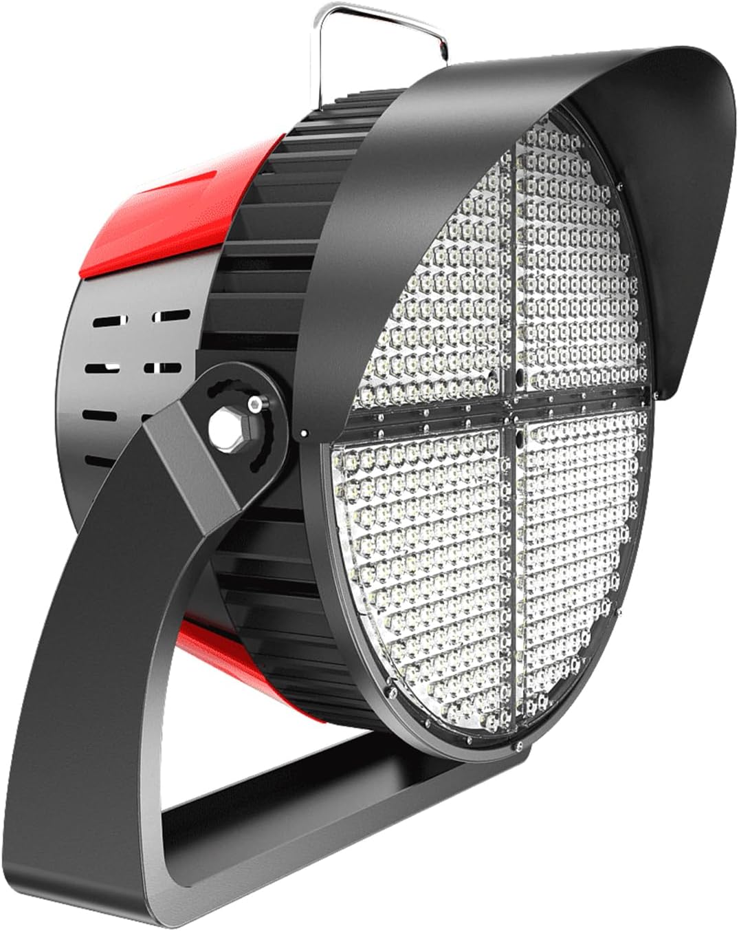 1200W LED Stadium Lights with 30° Beam Angle, 180000lm Super Bright Outdoor Flood Light(4800W Metal Halide Eqv.), IP66&10KV Surge Approved, 277-480V 0-10V Dim LED Ballpark Lights, UL/DLC Listed