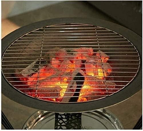Fire Pits Outdoor Wood Burning Fire Pit Bonfire Wood Burning Patio Coal Grill Firepit for Outside Grill Charcoal Smokeless Grill with Spark Screen Poker with Cover BBQ Cooking for Outsi