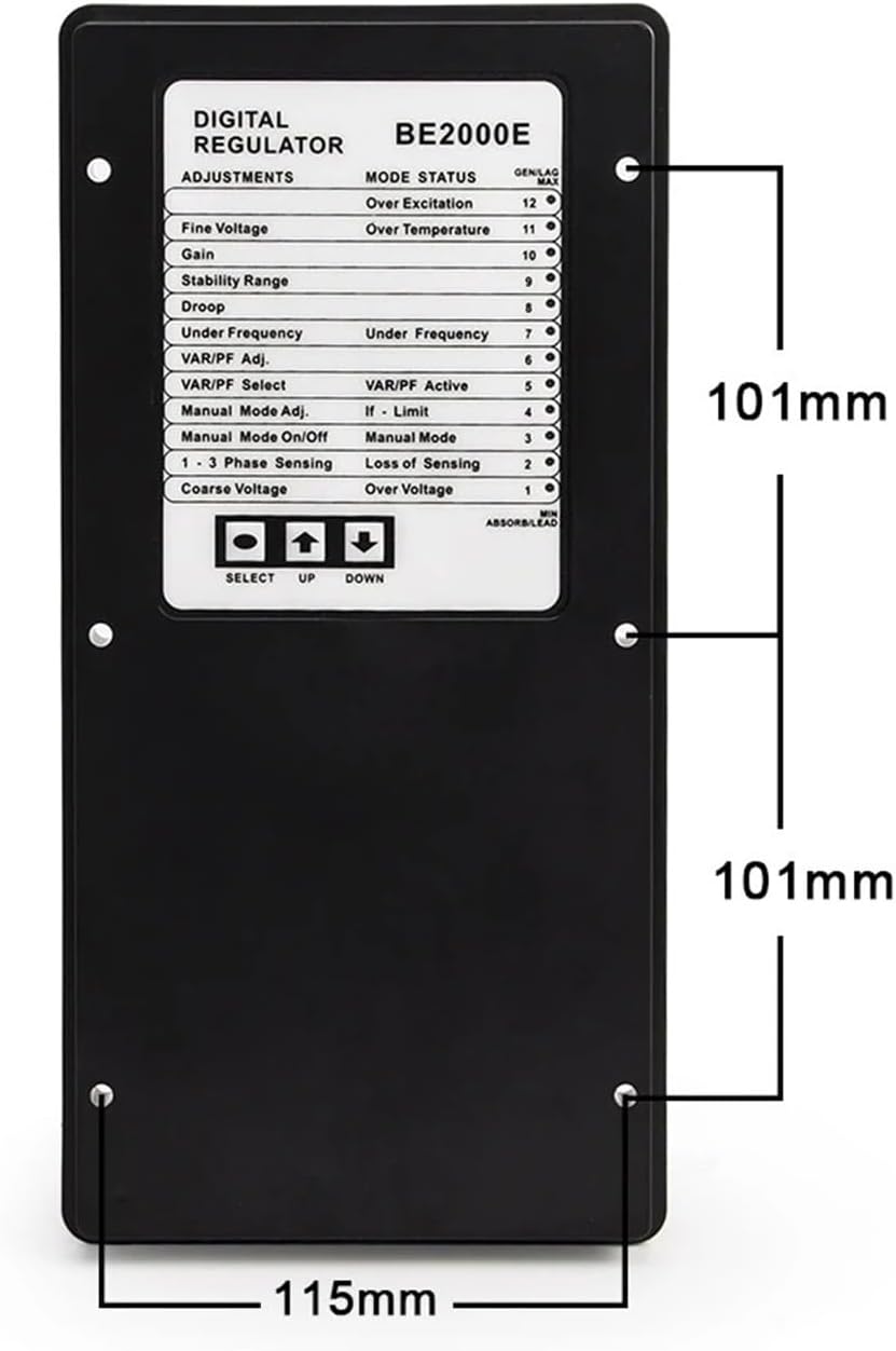 BE2000E Generator, AVR Automatic Voltage Regulator, Control Module Stabilizer, AC Power Alternator Generator Parts