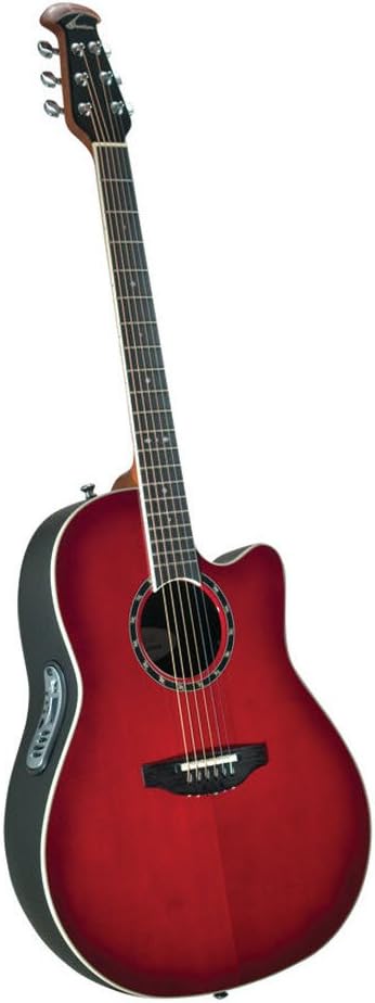 Ovation Standard Balladeer 2771AX Acoustic-electric Guitar, Black