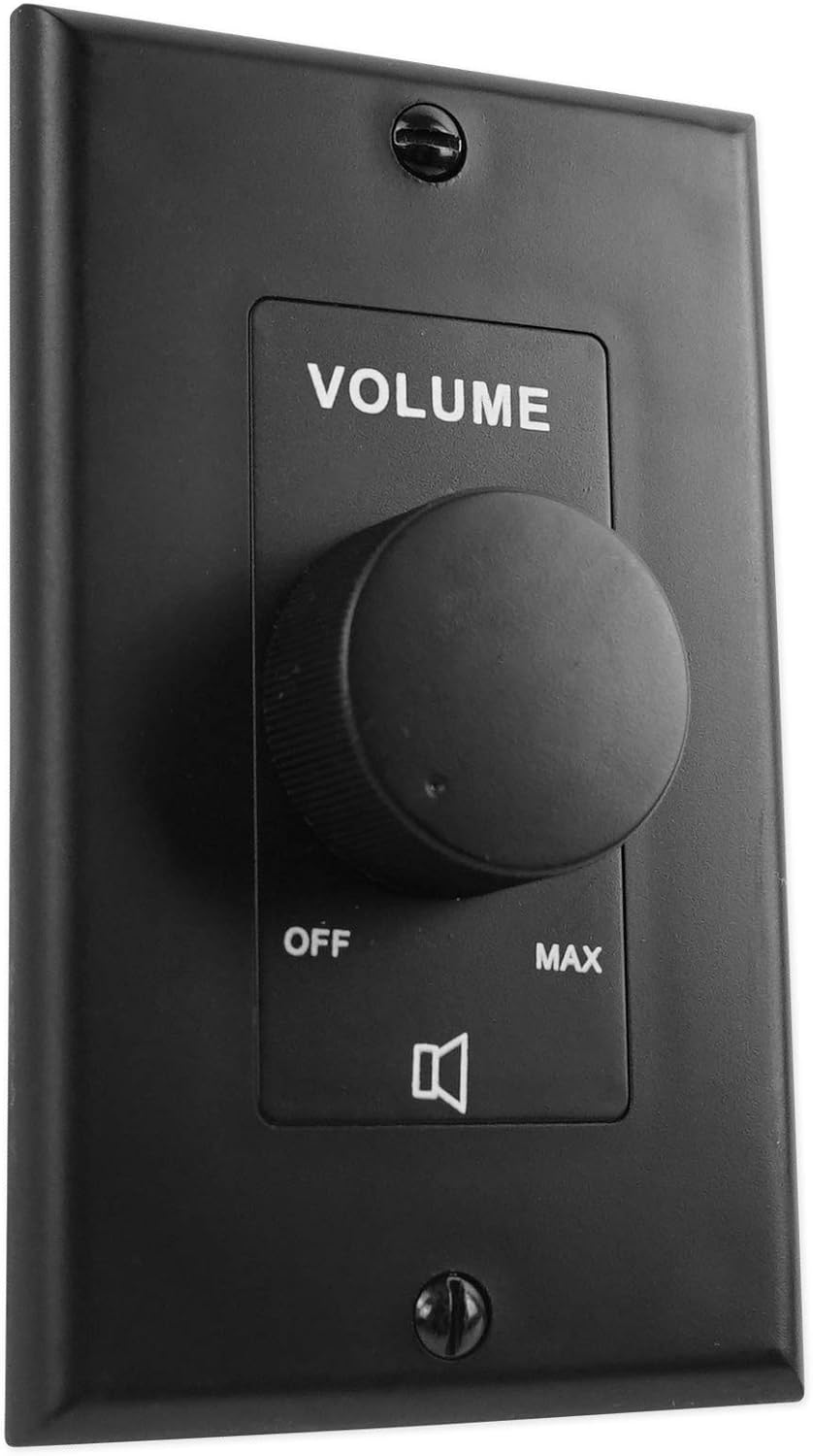 Rockville Commercial Audio Bundle: RCS80-1 60W 70V Amplifier/Bluetooth, RMC-XLR Metal Microphone, VOL70100 100W Volume Controller, Black, 3-Items