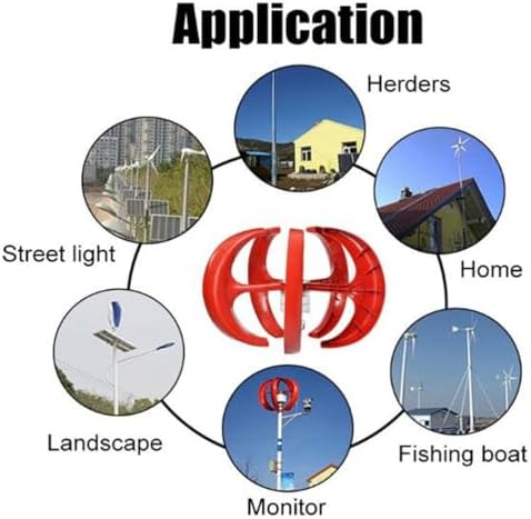 12000W Vertical Wind Turbine Generator | 12V 24V 48V Small Windmill with MPPT Controller for Noiseless Home & Camping Power Solutions