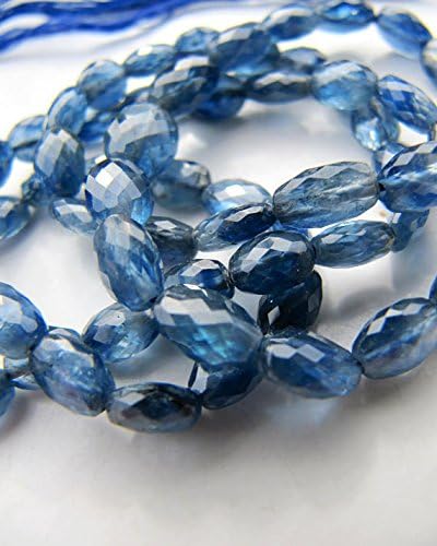 blue sapphire ovals 4.5x5.7–5.2-6.7micro faceted oval drilled beads, burmese burma natural genuine cornflower blue jeans rondelles bead