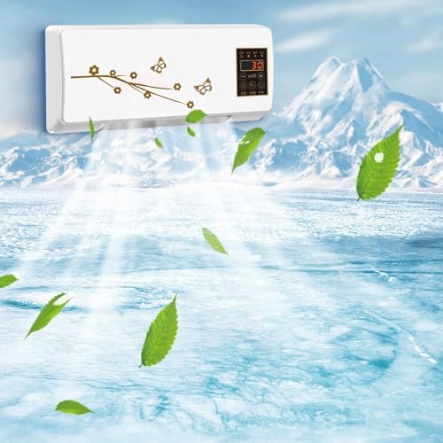 Multifuntional Wall Air Conditioner Fan 2-in-1 Wall Mounted Air Conditioner Heating Fan Portable New Ac and Heater Combo Unit Smart Air Conditioner Fan Heater For Home Office Bedroom