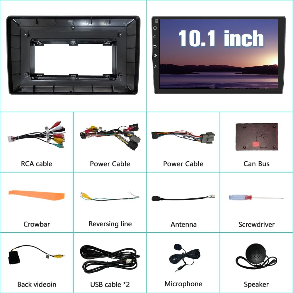 AWESAFE 5G WiFi Car Radio Stereo for Chevy Silverado 2007-2013 GMC Sierra Yukon Android 13 Replacement Upgrade Stereo with CarPlay Android Auto