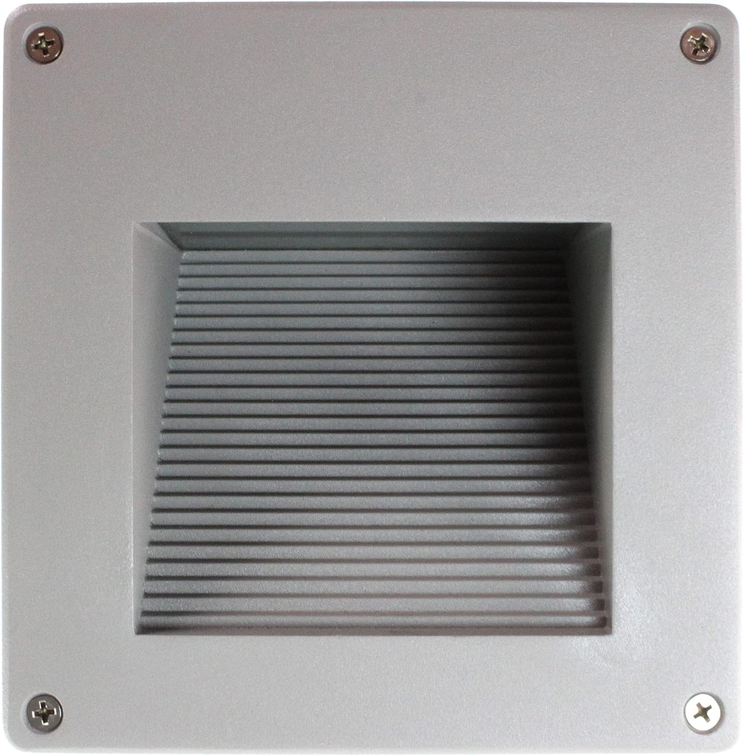 Lighting LED400800-SG Modern LED Step Light, Outdoor, Gray