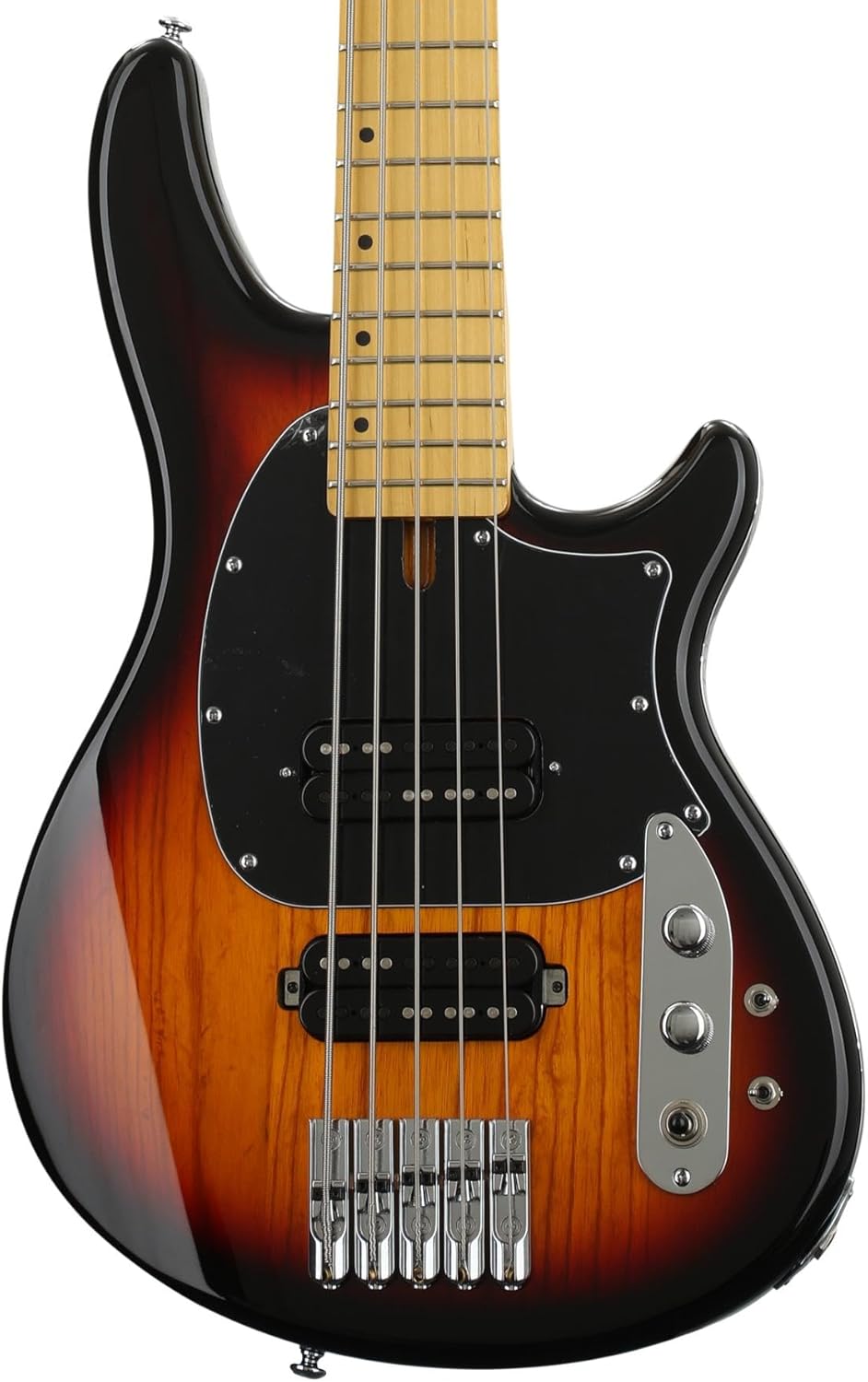 Schecter CV-5 Bass Guitar - 3-Tone Sunburst