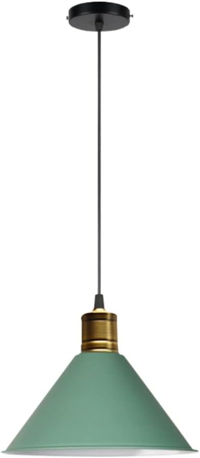 Cone Colorful Chandeliers Nordic Single Head Hanging Lamp Fashion Outdoor Pendant Lights Color Lampshade Ceiling Chandelier Room Bedroom Entrance Cluboffice E27 Screw Mouthfor