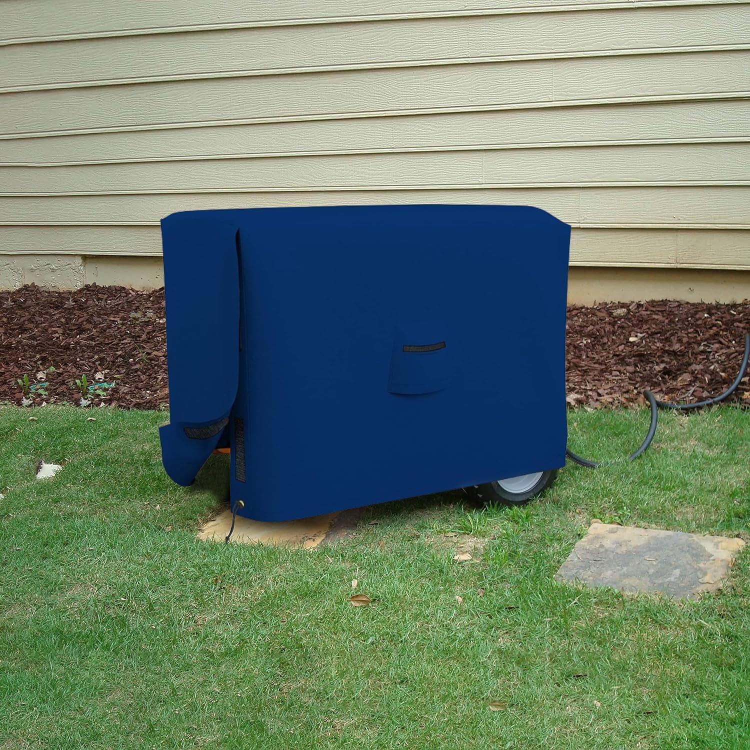 Covers & all Outdoor Generator Cover, 18 Oz Heavy Duty Waterproof UV & Weather Resistant, Universal Portable Equipment Storage Protector with Air Vents & Drawstrings (38