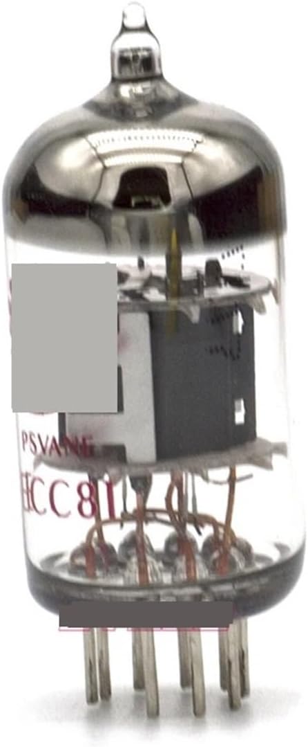 Vacuum Tube Rectifier Vacuum Tube ECC81 Replace E81CC ECC801S 12AT7 6201 Factory Test and Match Signal Tube Amplifier kit(2 Pcs)