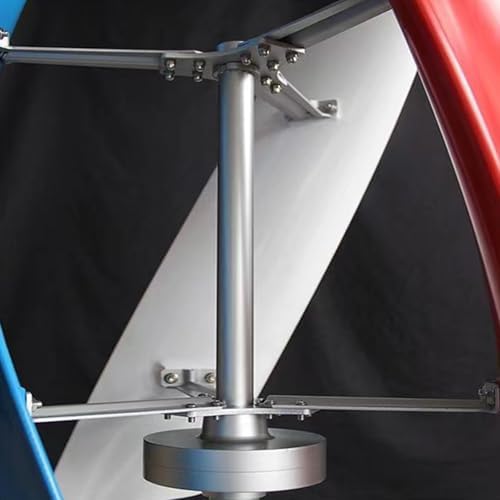 2000W Vertical Axis Wind Turbine Generator Kit, 2KW 3-Blade Permanent Magnet Wind Power System, 12/24V with Controller, Quiet Design for Home, Boat, Street Lighting