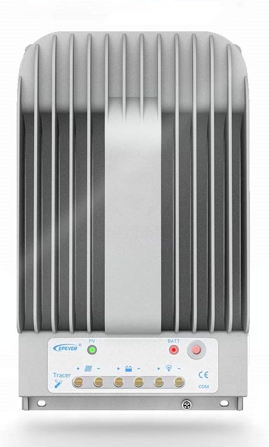EPEVER Tracer 4215BN 40A MPPT Controller 12V/24V Auto,Max 150V, 520W/1040W Input with LCD Display for Sealed, Gel, Flooded Lead-Acid Battery