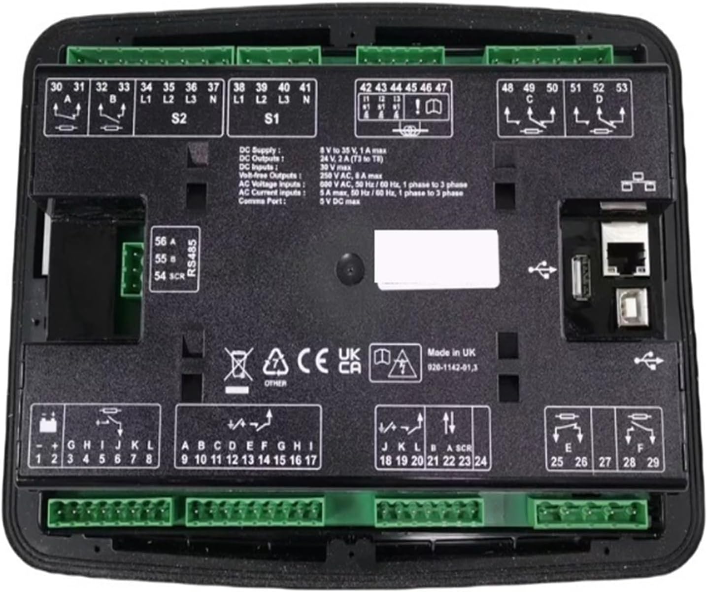 Generator Set Controller DSE335MKII Generator Control Panel