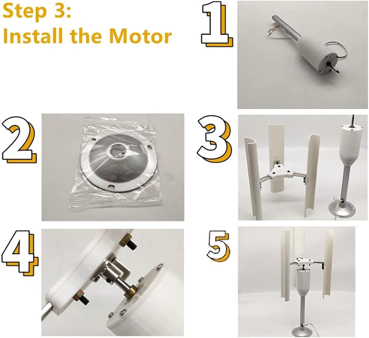 20W Vertical Axis Wind Turbine Model Vertical Wind Turbine Model Three-Phase Permanent Magnet Generator Windmill DIY Display