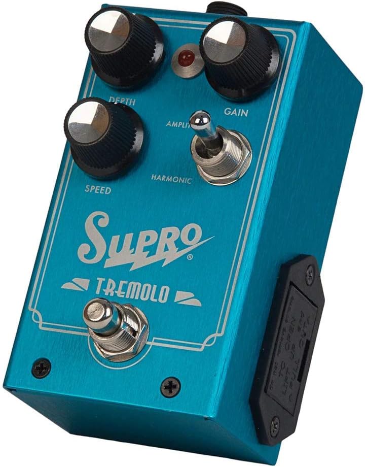 Supro Tremolo - Amplitude and Harmonic Tremolo Drive Pedal