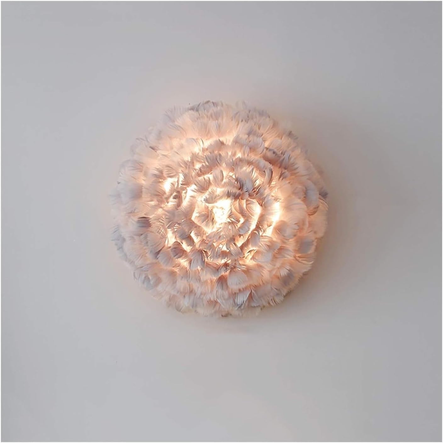 Feather Wall Light Modern Simple Mount Lamp Home Room Lighting Fixture E27 Bedroom Bedside Dining Background,Chandelier