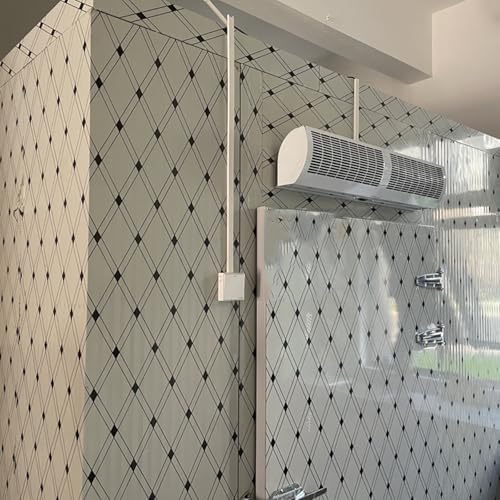 23 Inch, 35 Inch, 39 Inch Black Air Curtain Machine Supermarket Cold Storage Door Head Air Curtain Machine Natural Wind(150cm)