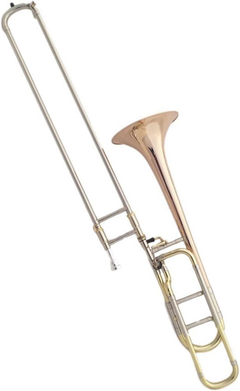 Adult Trombone Instrument Phosphor Bronze Tenor Trombone Instrument B/F Pitch And Low Bend Professional Performance