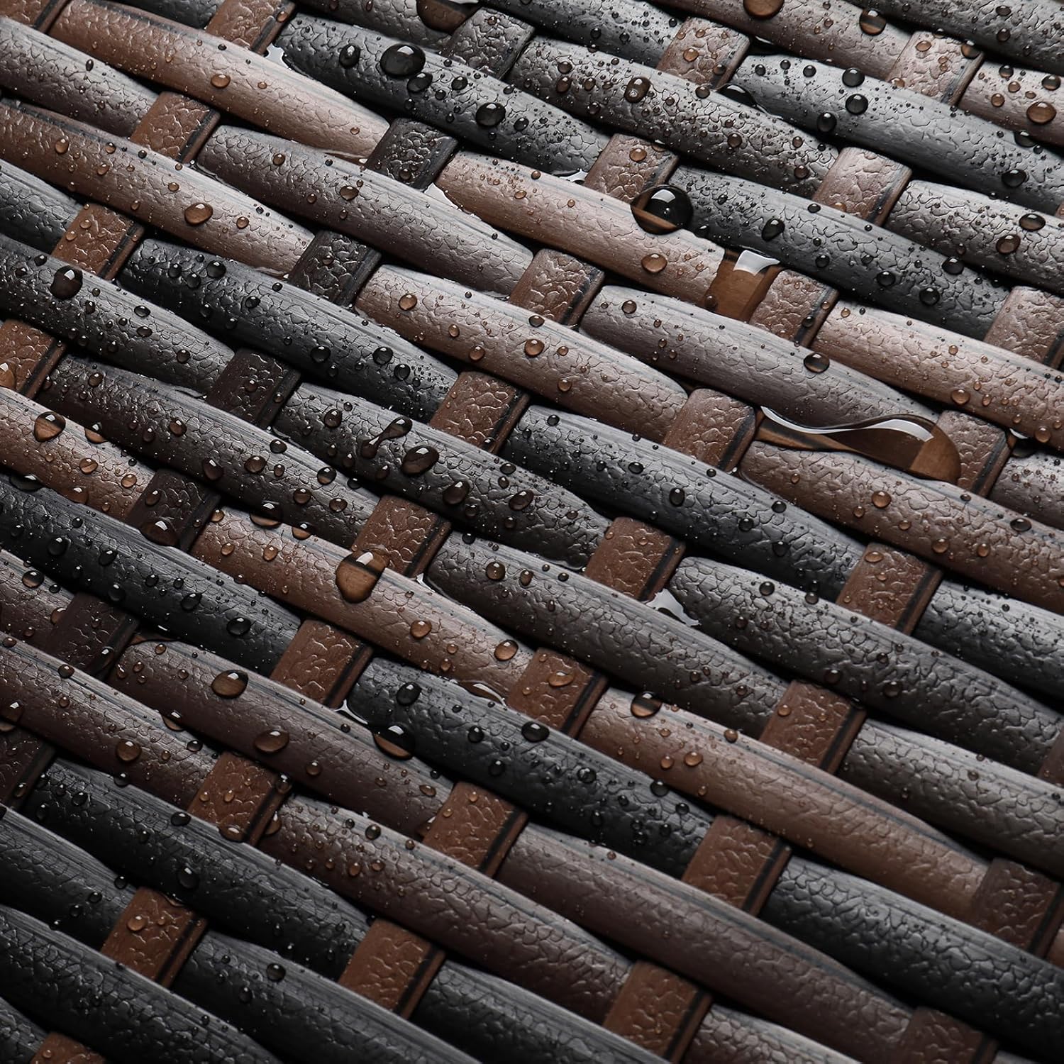 Gas Tank Storage Box, 15.7in Propane Tanks Wicker Propane Tanks Cover Table,Tanks Side Table with Storage, Outdoor Grill Table for Fire Pit Tables and Gas Grill Patio Furniture, Brown