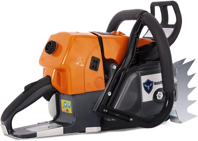 Farmertec 92cc Holzfforma G660 Gasoline Chain Saw Power Head With Wrap Around Handle Bar Tank Protective Guard All parts are For MS660 066 Chainsaw