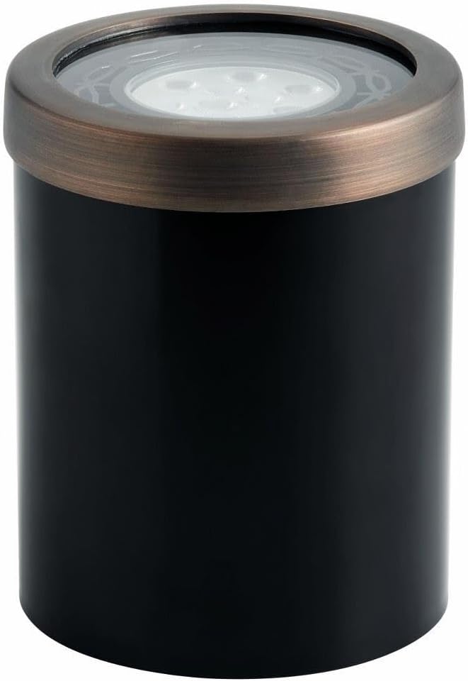 Kichler 15507CBR Transitional One Light Landscape Accent in Brass Finish, 5.50 inches