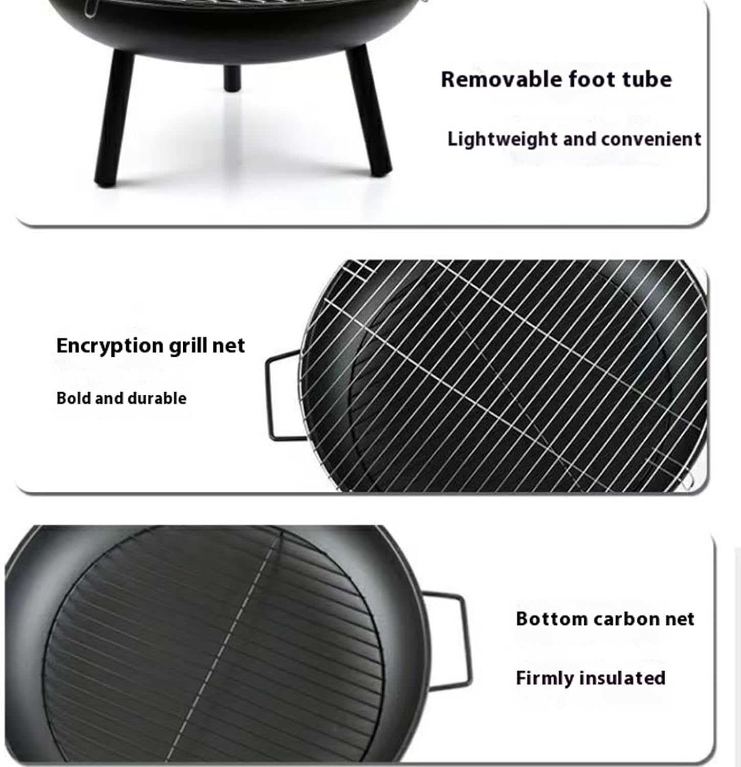 Outdoor Fire Pit,Wood Burning Firepit,Bonfire Fire Pit,Firepits for Outside,Camping, Backyard, Patio,Bonfire