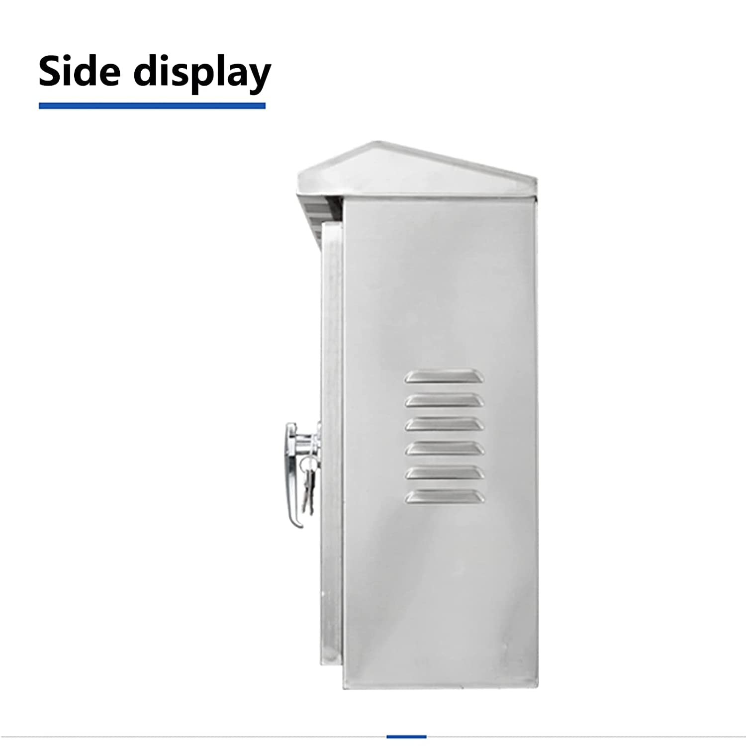 304 Outdoor Stainless Steel Electrical Box Enclosure, IP67 Waterproof Junction Box, Weatherproof Nema Enclosure Box, Wall-Mounted Project Boxes for Electronics with Insulation Mounting Plate