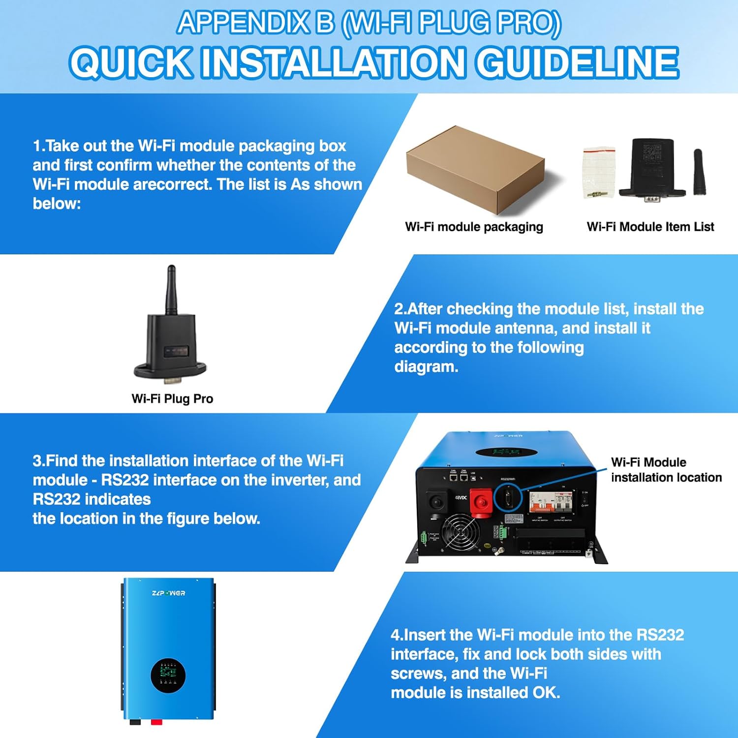 UL1741 48V Inverter 8KW Solar Off Grid Inverters 110/220Vac Low Frequency DC 48V AC Input 240V AC Output 120V/240V Split Phase Pure Sine Wave Power with 2x80A MPPT Charger Controller 8000W
