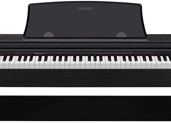 Casio PX-770 Privia Digital Piano - Black Bundle with Adjustable Bench, Headphones, Instructional Book, Online Lessons, Instructional DVD, and Austin Bazaar Polishing Cloth