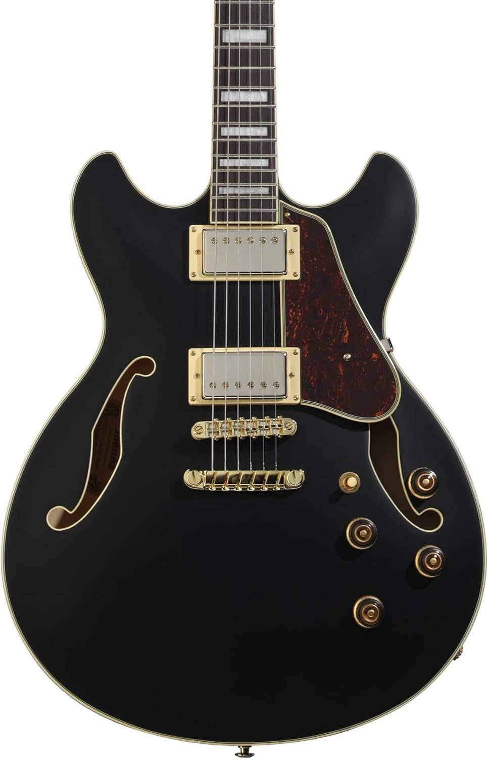 Ibanez Artcore AS73G Semi-hollowbody Electric Guitar - Black Flat