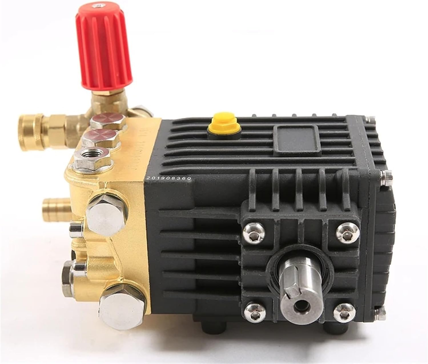 Sewage/Effluent Pumps High pressure washer brass triplex plunger pump 100-300bar 15-18LPM suitablefor electric motor gasoline engine diesel engine(Solid shaft 100bar)