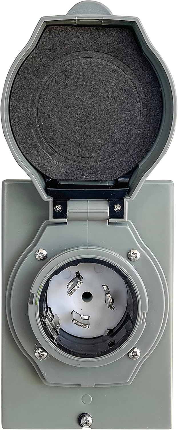 Buffalo Tools PK50: 50 Amp Generator Power Inlet Box with 30 ft. Extension Cord