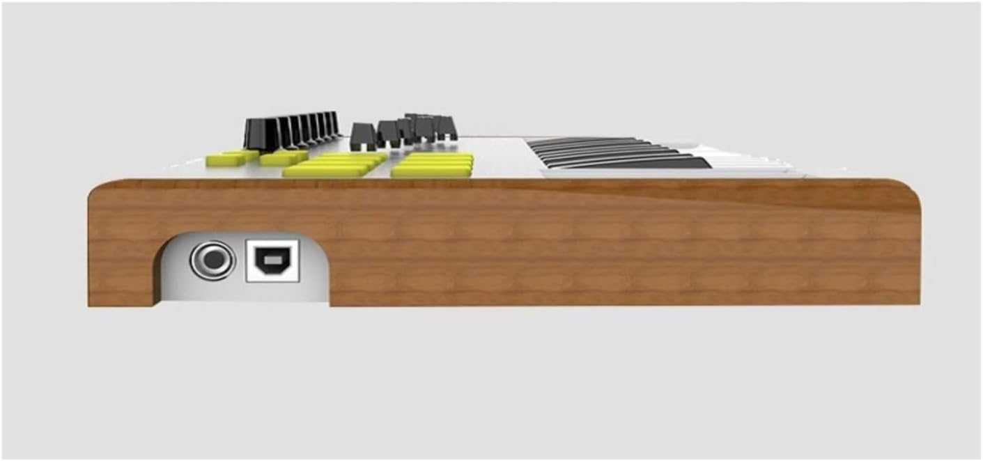 25-Key MIDI Keyboard Controller with Velocity-Sensitive Keys & Customizable Pads, Portable Music Production Tool Applicable to Ableton FL Studio Logic Pro