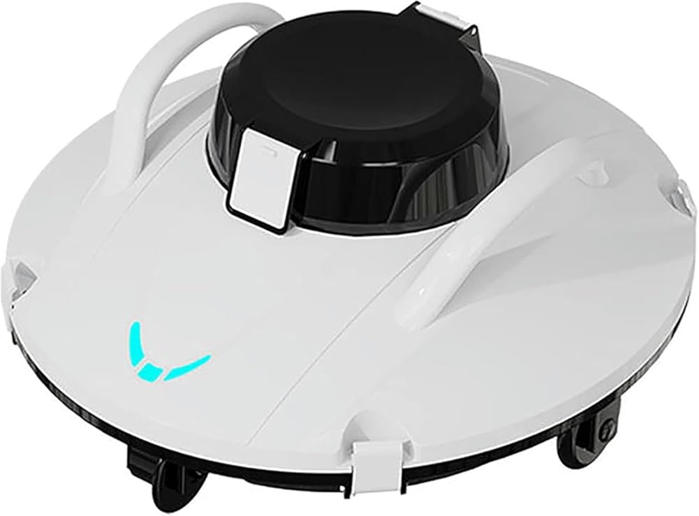 Cordless Pool Vacuum Cleaner, Robotic Pool Cleaner, Dual-Motor, Self-Parking, with 140 Mins Maximum Runtime, Pool Vacuum