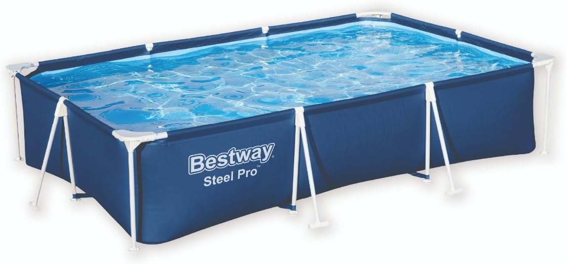 Bestway Steel Pro | Metal Frame Above Ground Pool, Family Outdoor Pool 9.10ft