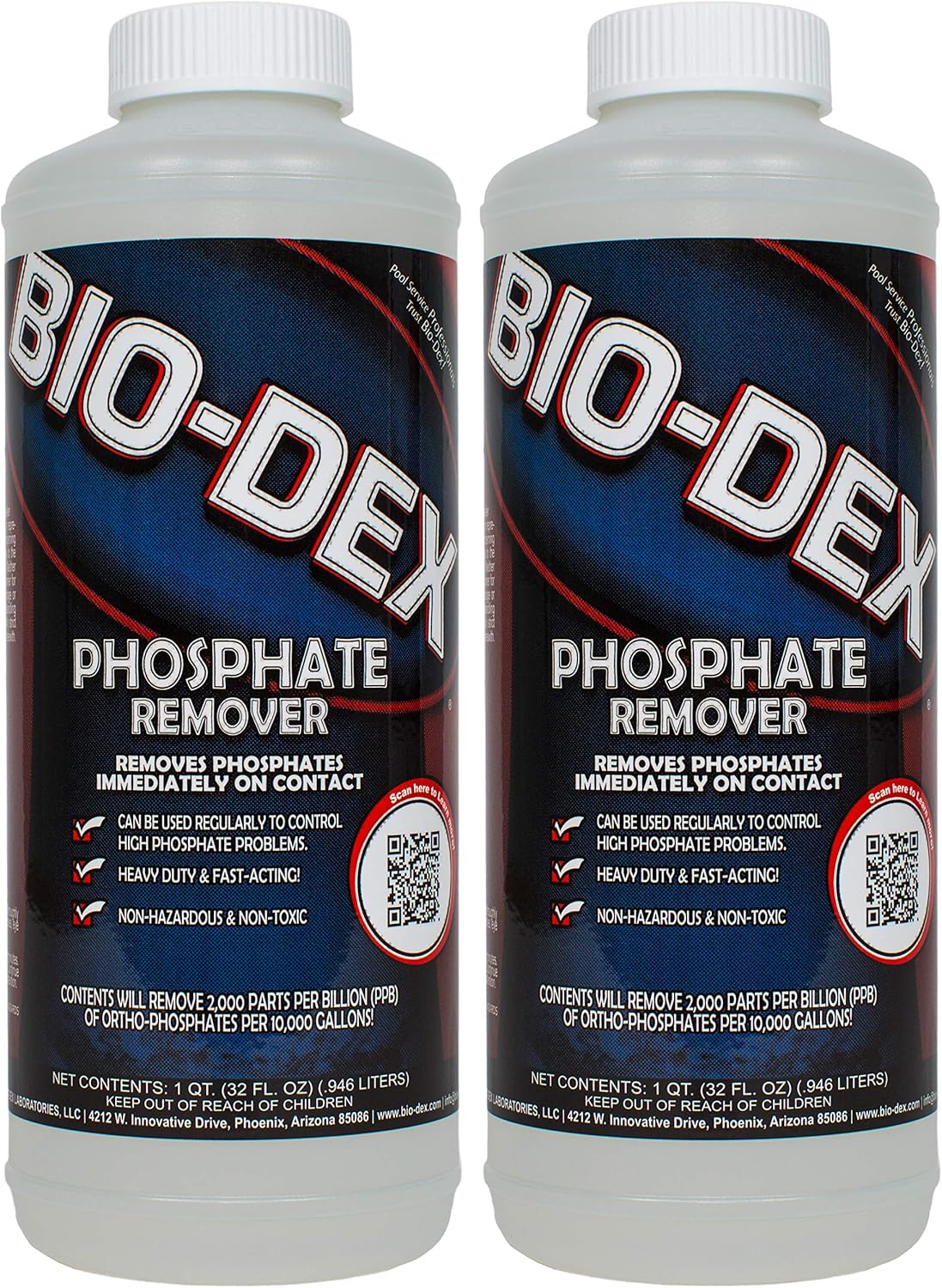 Bio-Dex Phosphate Remover (1 qt) (2 Pack)
