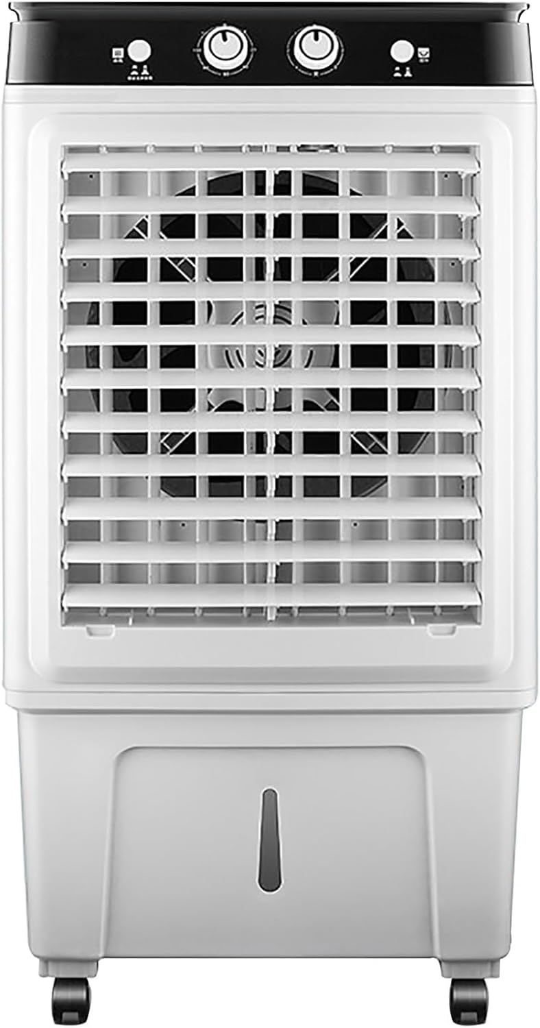 Portable Air Conditioners, Evaporative Air Cooler, Swamp Cooler, 3 Wind Adjustment, 120° Swing, 2 Hours Timer, Low Noise Operation, Efficient Cooling