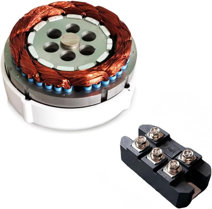 Low Speed 10000W 12V 24V 48V 3 Phase Gearlessermanent Magnet Generator AC Alt Penartors Low RPM Generator for Wind Turbine DIY